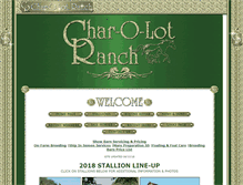 Tablet Screenshot of charolotranch.com